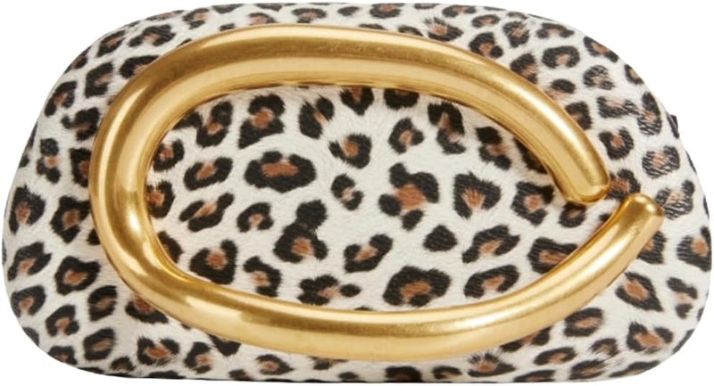 Tasysain Women PU Leather Metal Handle Handbag Trendy Commuting Compact Stone Purse Hand-held Causal Shoulder Clutch Bag - Image 1